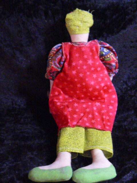 RAG DOLL HAND MADE 33CM TALL UNPLAYED