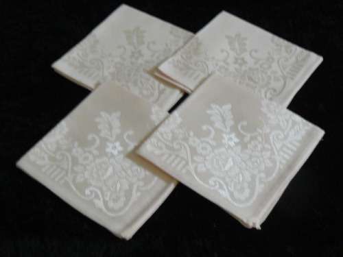 4 X DANMASK SERVIETTES PALE PINK