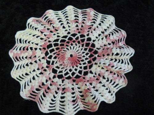 PINK AND WHITE COTTON DOILIE