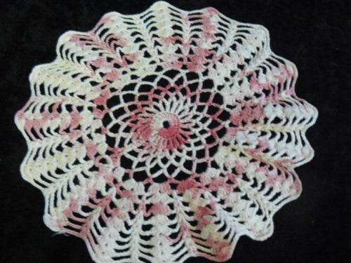 PINK AND WHITE COTTON DOILIE