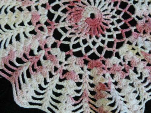 PINK AND WHITE COTTON DOILIE
