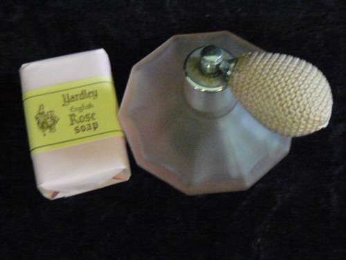 REFILLABLE 50 ML PERFUME BOTTLE AND SOAP GLASS and free gift !!!!!