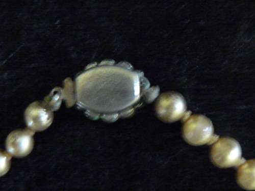 VINTAGE FOUX PEARL NECKLACE _ CHOKER