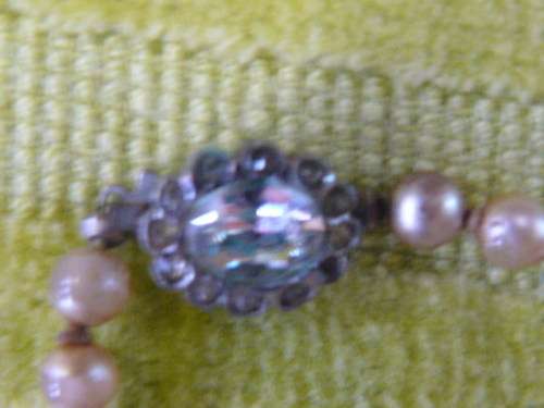 VINTAGE FOUX PEARL NECKLACE _ CHOKER