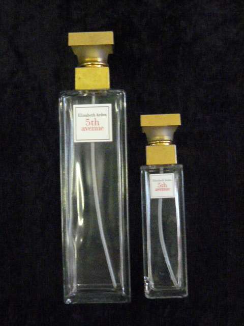 PERFUME BOTTLES EMTY NICE FOR DISPLAY NOT REFILLABLE