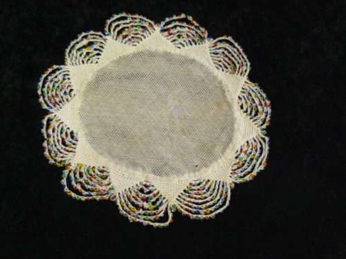 VINTAGE FINE BEADED JUG COVER