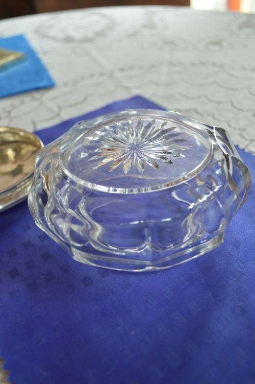 Silver hallmarked London 1919 powder jar LOVELY !!!!!!!REDUCED!!!!!!