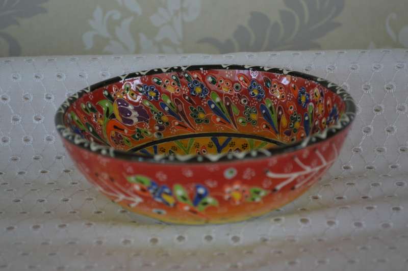 Hand painted Turkish bowl