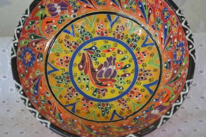 Hand painted Turkish bowl