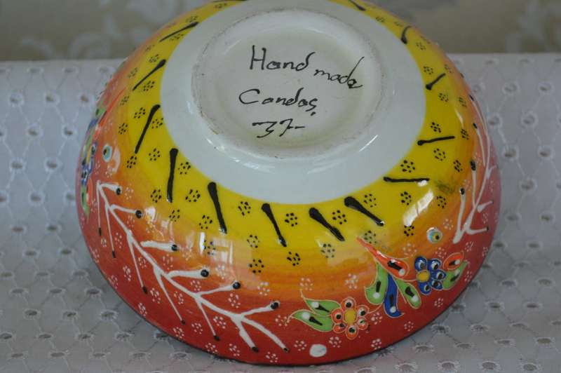 Hand painted Turkish bowl
