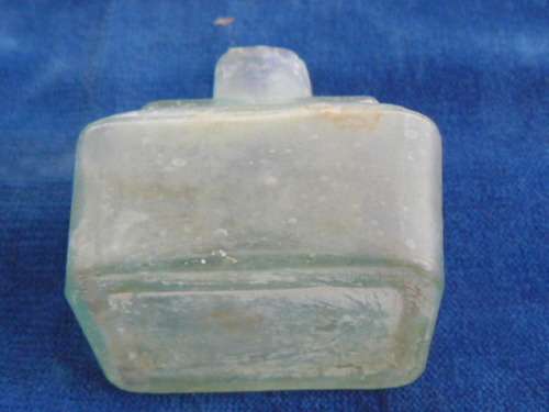 BOAT VINTAGE INK BOTTLE GLASS