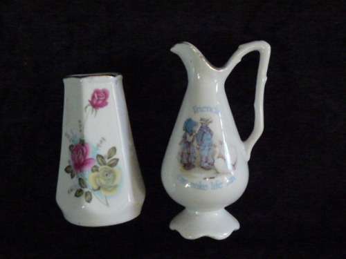 2 X SMALL VASES