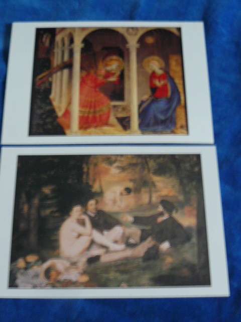 THE GREAT ARTISTS POST CARDS