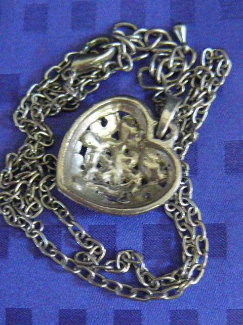 HEART PENDANT AND CHAIN