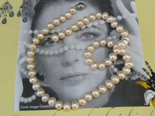 FOUX PEARL NECKLACE 44 CM