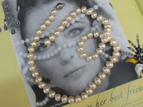 FOUX PEARL NECKLACE 44 CM