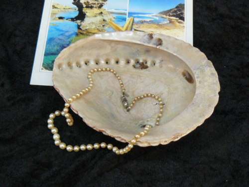 FOUX PEARL NECKLACE 40 CM