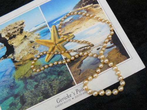 FOUX PEARL NECKLACE 40 CM