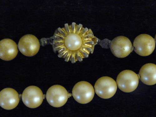 FOUX PEARL NECKLACE 64 CM