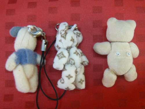 3 X MINIATURE TEDDYS CUTE