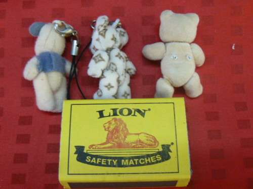 3 X MINIATURE TEDDYS CUTE