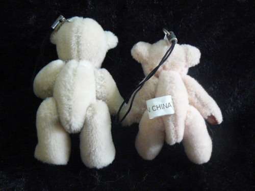 2 X MINIATURE TEDDYS MOVABLE LIMBS