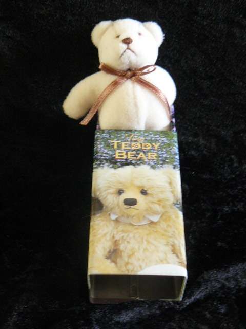 TINY TEDDY BEAR IN TIN