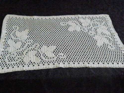 VINTAGE COTTON HAND CROCHETED CLOTH
