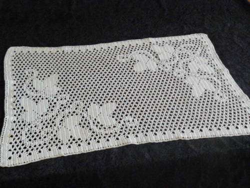 VINTAGE COTTON HAND CROCHETED CLOTH