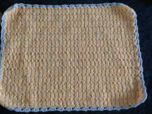 4 X HAND CROCHETED DOILIES OR PLACE MATS