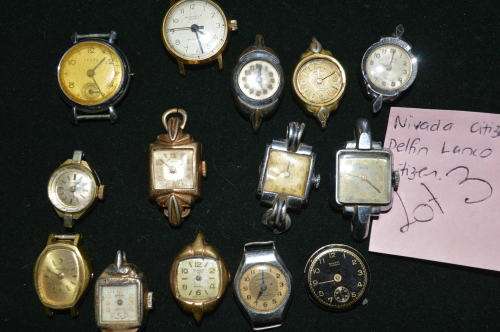 Lot 3 ladies vintage watches for spares