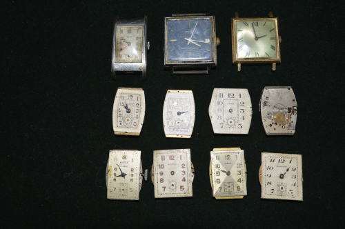 Lot of vintage movements for spares