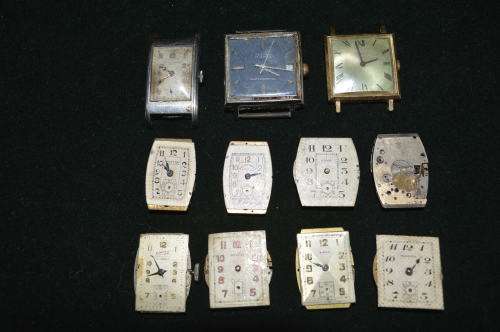 Lot of vintage movements for spares
