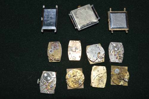 Lot of vintage movements for spares