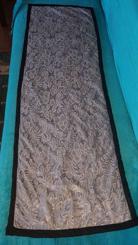 Antique? Indian art patchwork fabric piece 1.5m x 50cm STUNNING !@!@!@!REDUCED !@!@!@!REDUCED MORE !