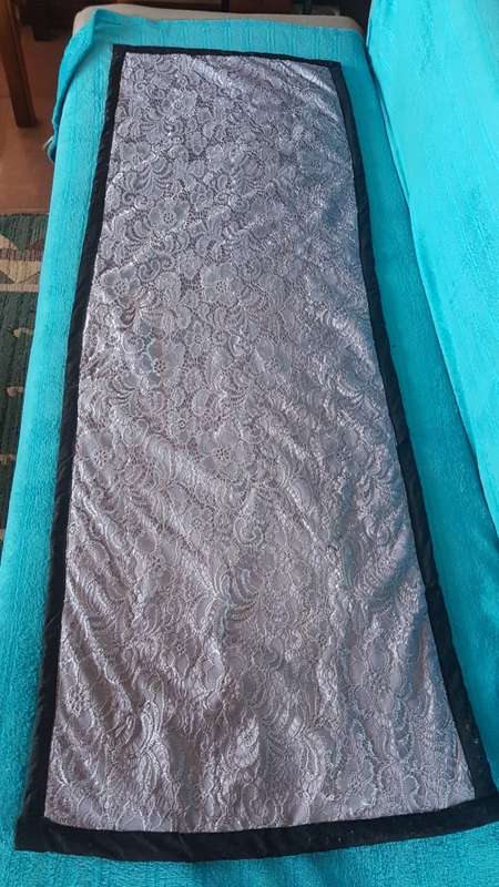 Antique? Indian art patchwork fabric piece 1.5m x 50cm STUNNING !@!@!@!REDUCED !@!@!@!REDUCED MORE !