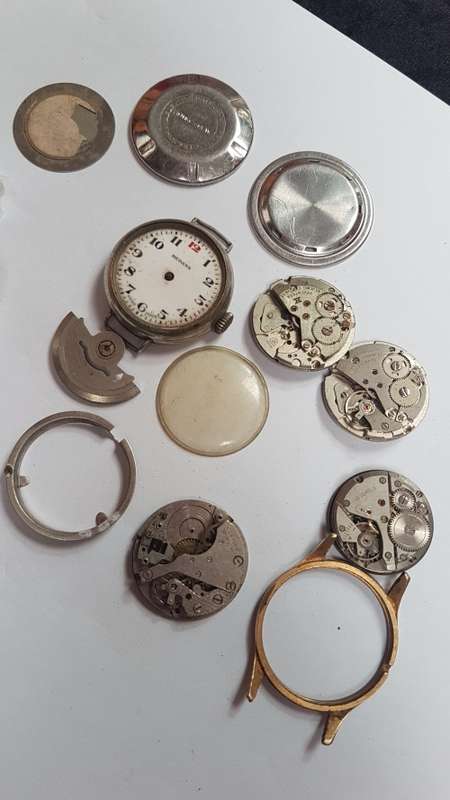 Lot of watches for repairs or spares Squire automatic lanco Rotary etc