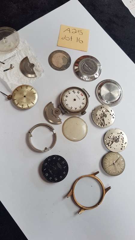 Lot of watches for repairs or spares Squire automatic lanco Rotary etc