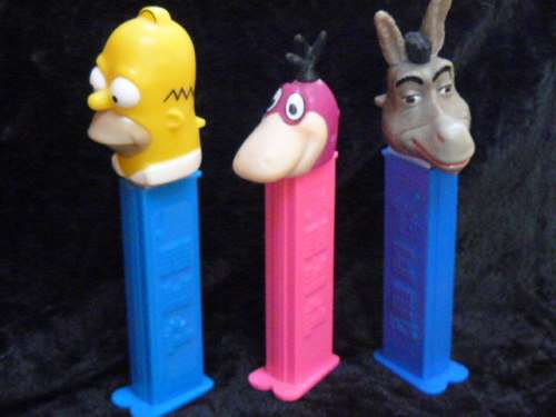 PEZ DISPNSORS COLLECTABLE X 3