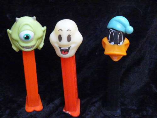 PEZ DISPENSORS X 3 COLLECTABLE