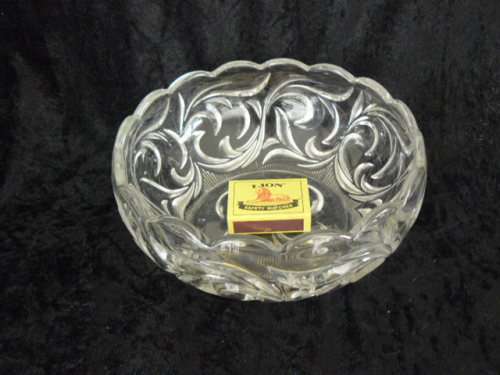 SOWERBY GLASS SNACK DISH 18 CM DIAMETER