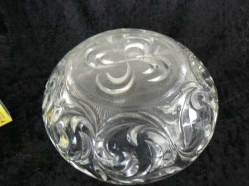 SOWERBY GLASS SNACK DISH 18 CM DIAMETER