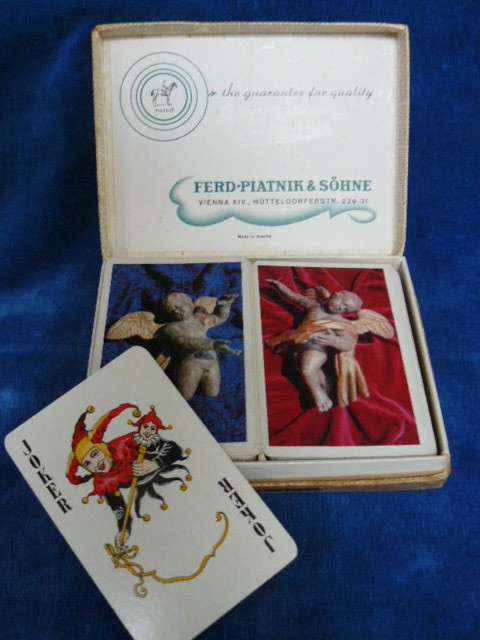 GENUINE PLANTIK PLAYING CARDS FROM AUSTRIA - VIENNA