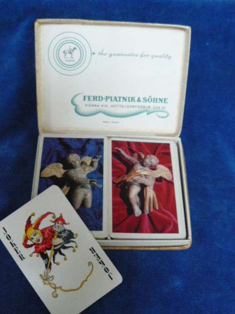 GENUINE PLANTIK PLAYING CARDS FROM AUSTRIA - VIENNA