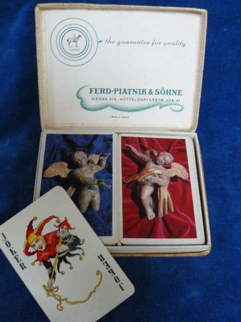 GENUINE PLANTIK PLAYING CARDS FROM AUSTRIA - VIENNA