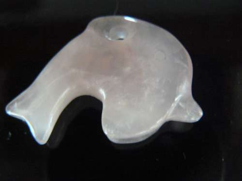 SEMI PRECIOUS DOLPHIN CAN BE STRUNG