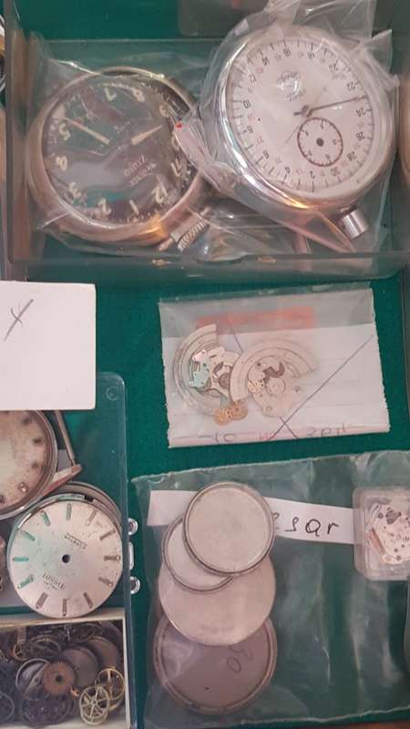 one large draw full of assorted watch spares as per pictures Lovely lot !!!!!!!