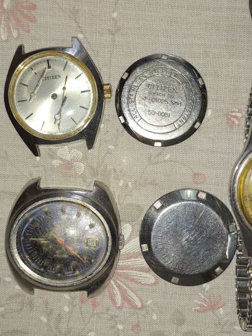 Mech and automatic vintage watch lot Nivada Citizen Pierpoint Tissot