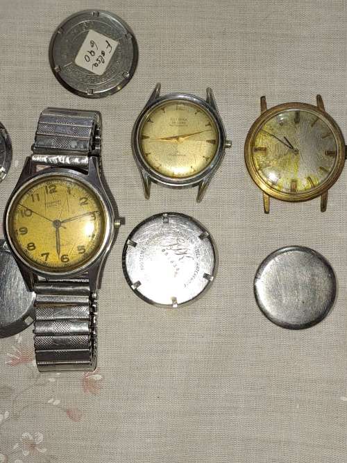 Mech and automatic vintage watch lot Nivada Citizen Pierpoint Tissot