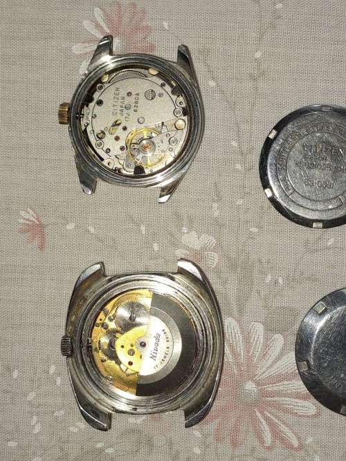Mech and automatic vintage watch lot Nivada Citizen Pierpoint Tissot